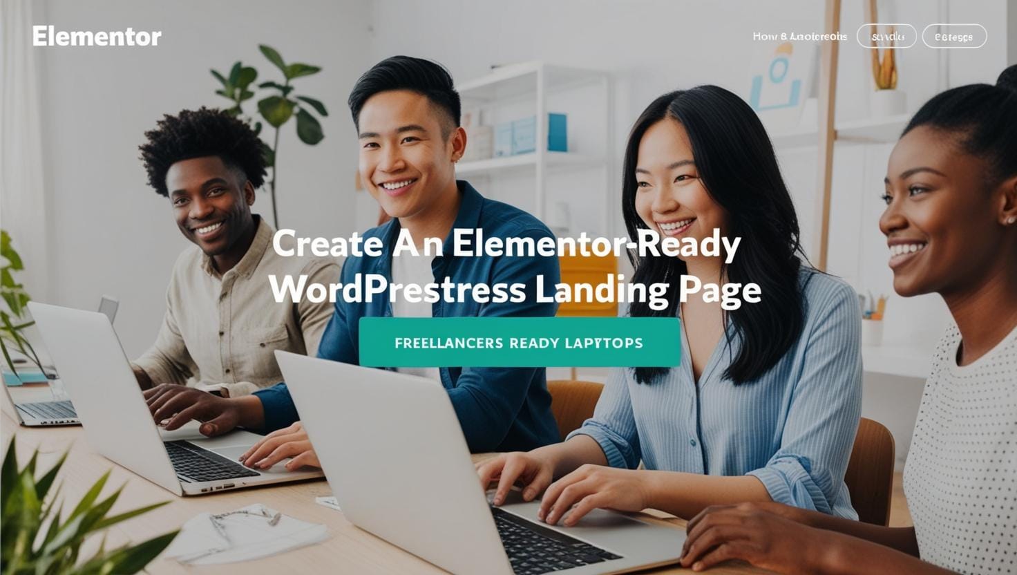 Elementor ready landing pages for WordPress freelancers