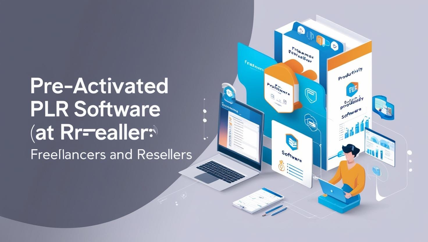 Pre-activated PLR software for freelancers and resellers
